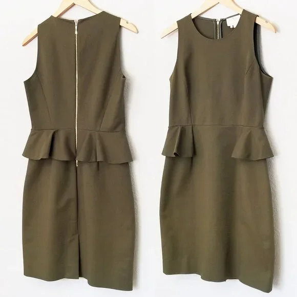 green emerald velvet dress Pauline Peplum Dress, in Secret Garden | Show Me Your Mumu main image 1